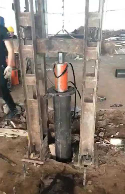南京溧水县钢管桩加固